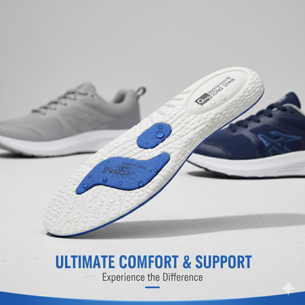 Happy™ ShoeInsole 1+1 GRATIS: Komfort Dempet Sport Og Hverdag Sko Innersåle