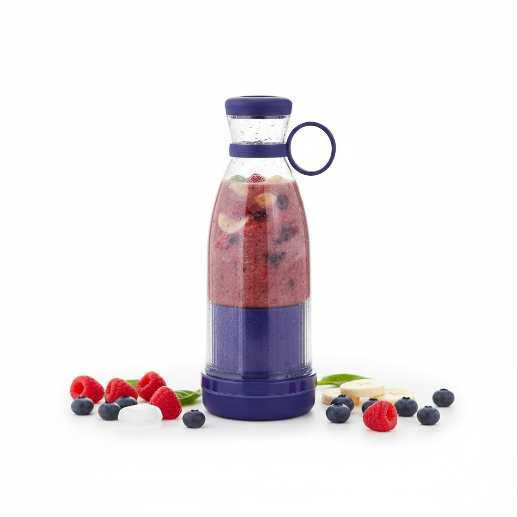 Globetrek° PortableBlender: Oppladbar Mini Elektrisk Smoothie- og Juicemaskin Bærbar Blender