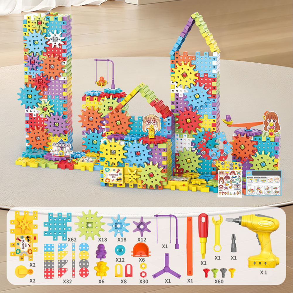 Kletshuts™ GearPuzzle: Fantastisk Interaktivt 3D Utstyr Puslespill Spillsett