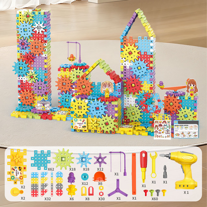 Kletshuts™ GearPuzzle: Fantastisk Interaktivt 3D Utstyr Puslespill Spillsett