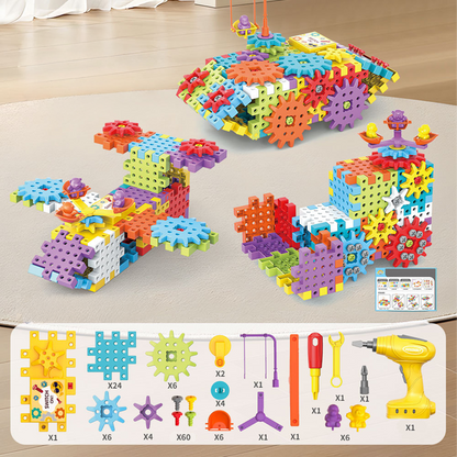 Kletshuts™ GearPuzzle: Fantastisk Interaktivt 3D Utstyr Puslespill Spillsett