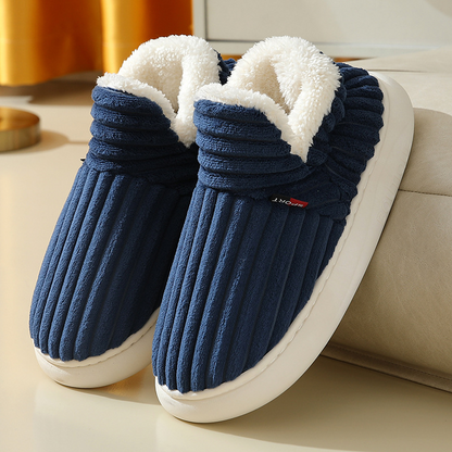 Happy™ CozySlippers: Unisex Vinter Fottøy Komfortable Varme Tøfler