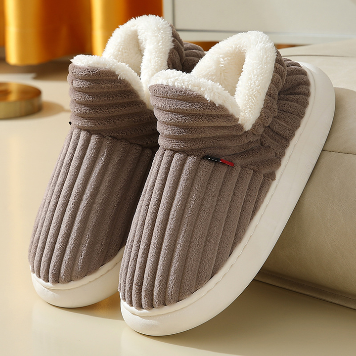 Happy™ CozySlippers: Unisex Vinter Fottøy Komfortable Varme Tøfler