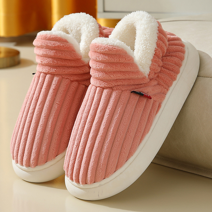 Happy™ CozySlippers: Unisex Vinter Fottøy Komfortable Varme Tøfler