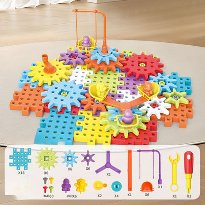Kletshuts™ GearPuzzle: Fantastisk Interaktivt 3D Utstyr Puslespill Spillsett