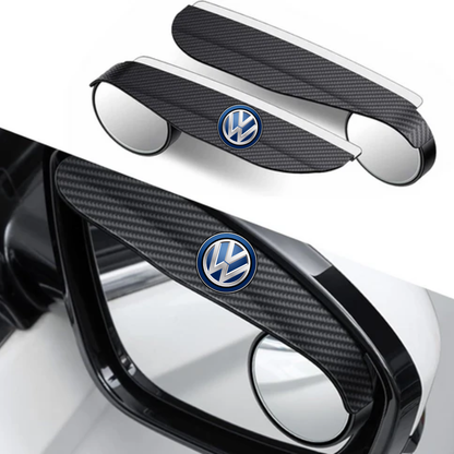 MirrorVisors 1+1 GRATIS: Bilsidespeil Regn Øyenbryn Blindsone Speil Visirer