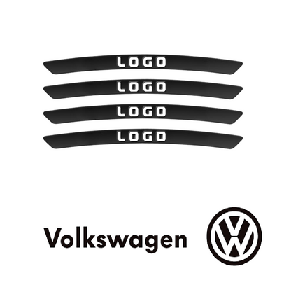 WheelDecals 1+1 GRATIS - Nem At Påføre Hjul Decals Bil Logo Fælg Klistermærker