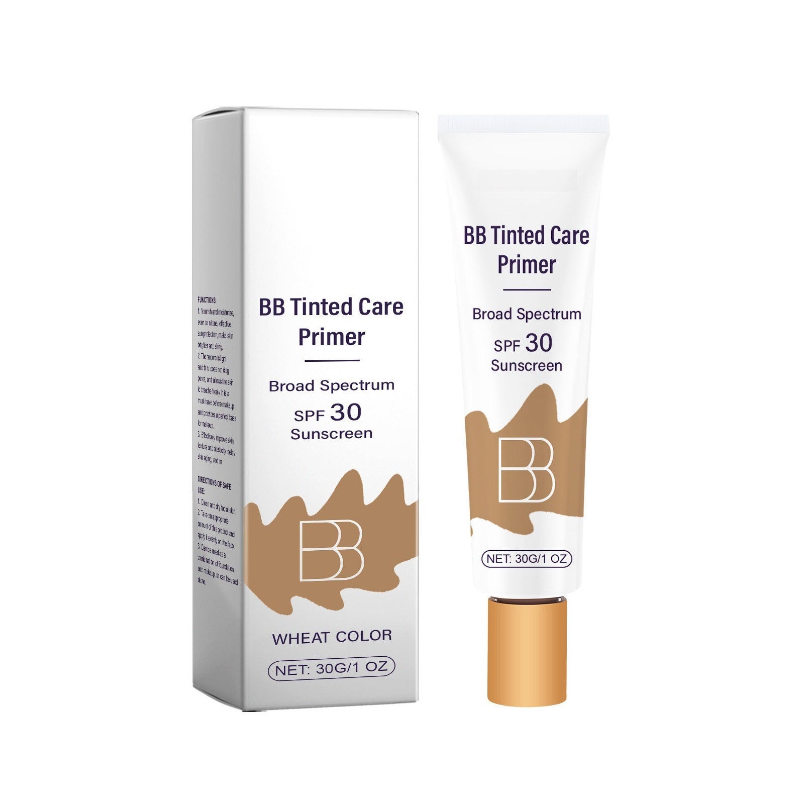 MoisturizerPrimer 1+1 GRATIS - Alt i ett BB-farget fuktighetskrem, primer og solkrem