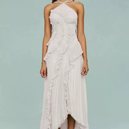 Icone™ RuffleDress - Elegant Stråleglans Luksus Ruffle Kjole