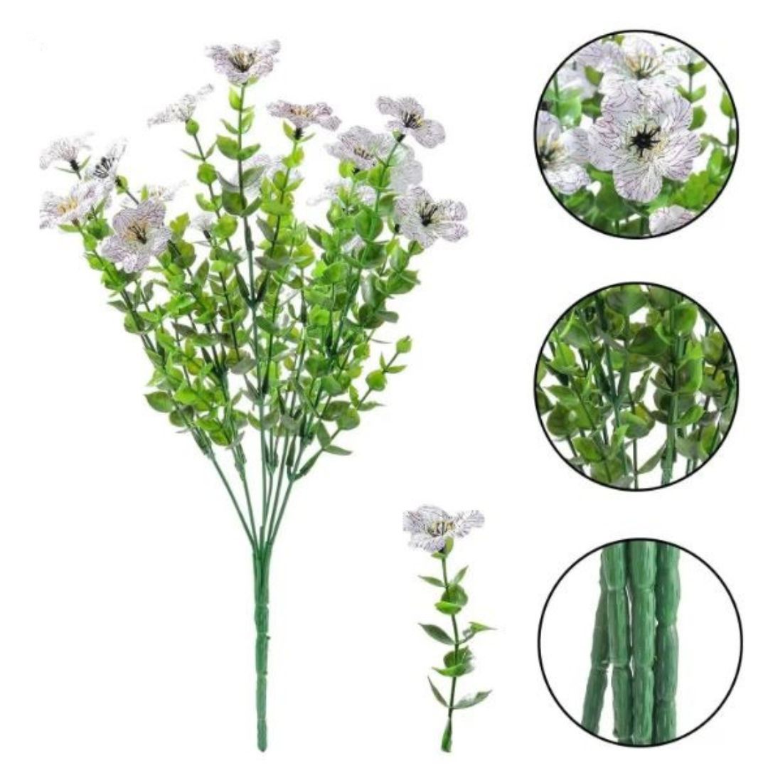 Globetrek° ArtificialFlowers 1+1 GRATIS: Utendørs og Innendørs Kunstige Blomster Planter