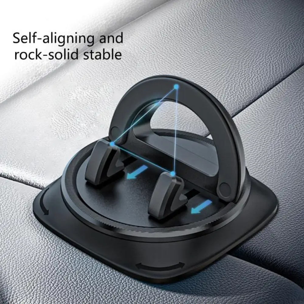Holder360° MobileHolder: Sklisikker Dashboard Mobilholder Med 360° Rotasjon