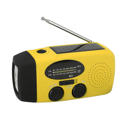 MultiRadio - Multifunksjon Solar Bærbar Nødradio