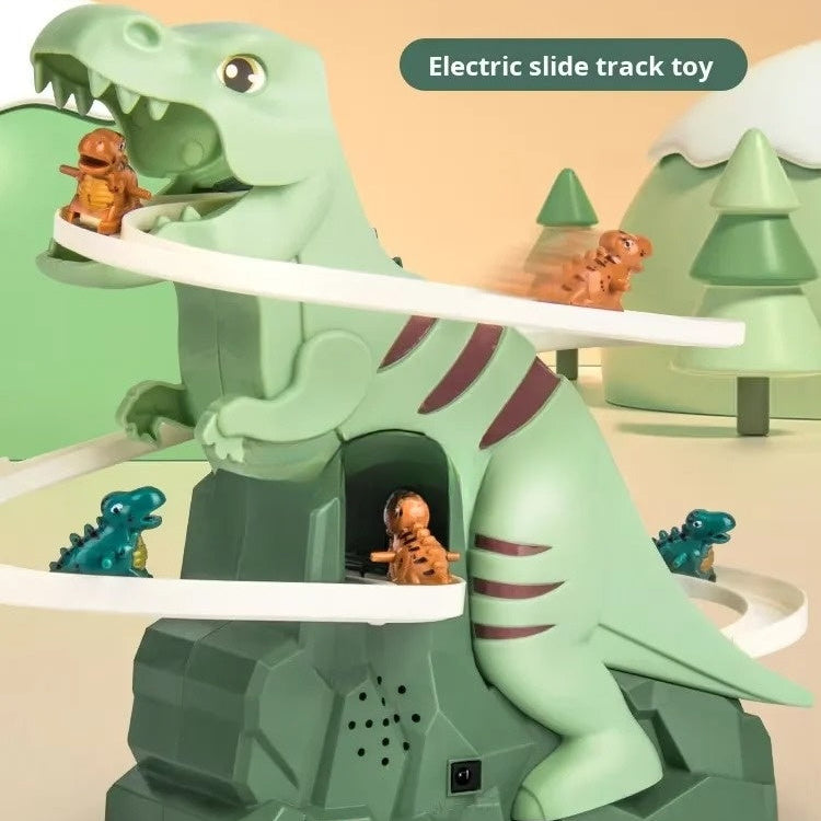 Kletshuts™ DinoSlide: Automatisk Dino Slide Spor Leketøy For Barn